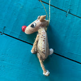 Rudolph Shell Ornament