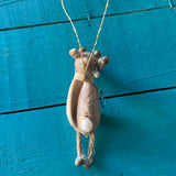 Rudolph Shell Ornament