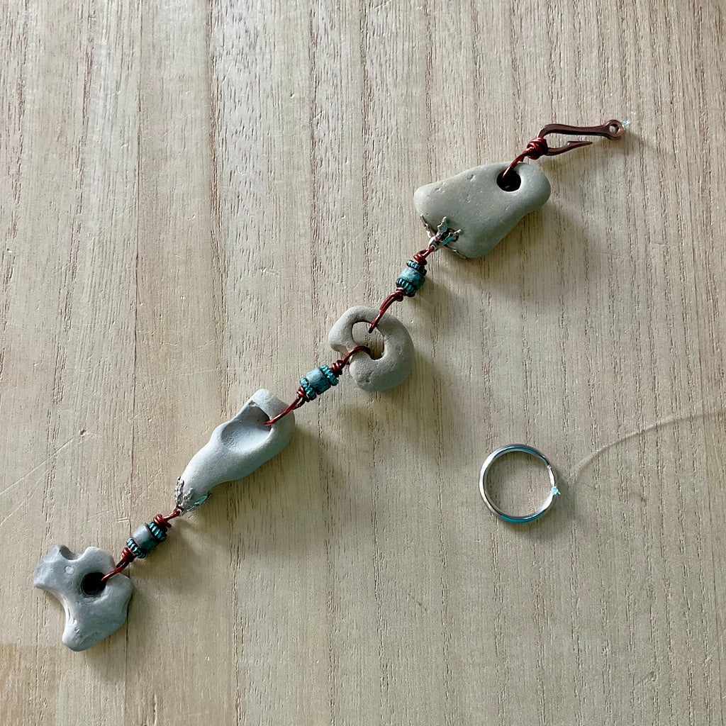 Stone Fish Hanging Mobile