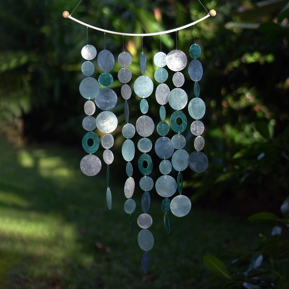 Inverted Arch Capiz Windchime