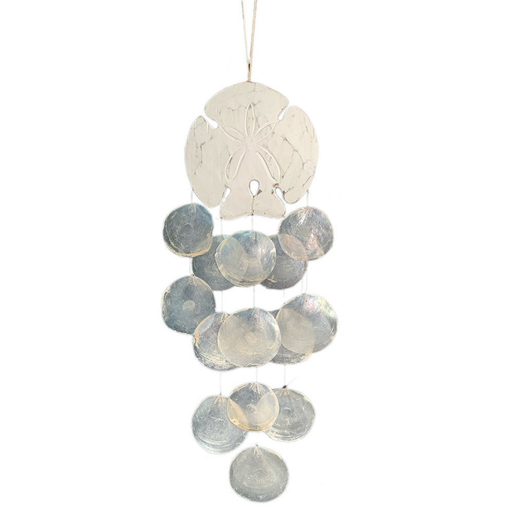 Sand Dollar Capiz Windchime