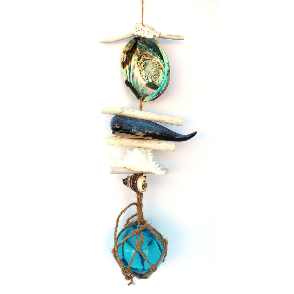 Whale Glass Float Drop