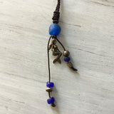 Blue Mermaid Silk Necklace