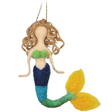 Mermaid Princess Felt Ornament