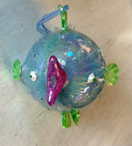 Fanciful Glass Fish Ornaments