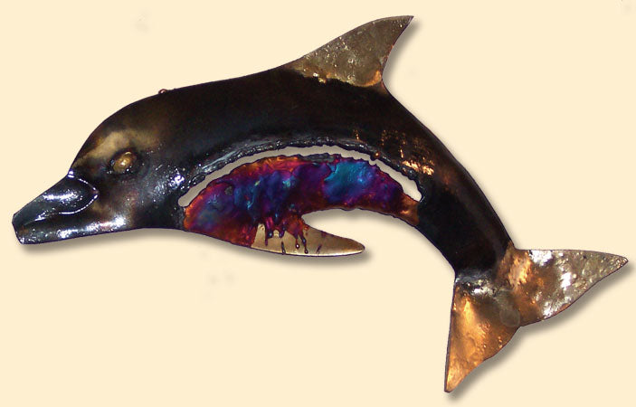 Dolphin Metal Wall Art