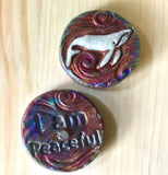 Raku Medallion Magnet