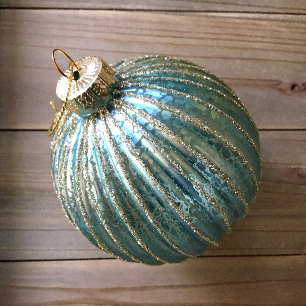 Glitter Glass Bulb Ornament