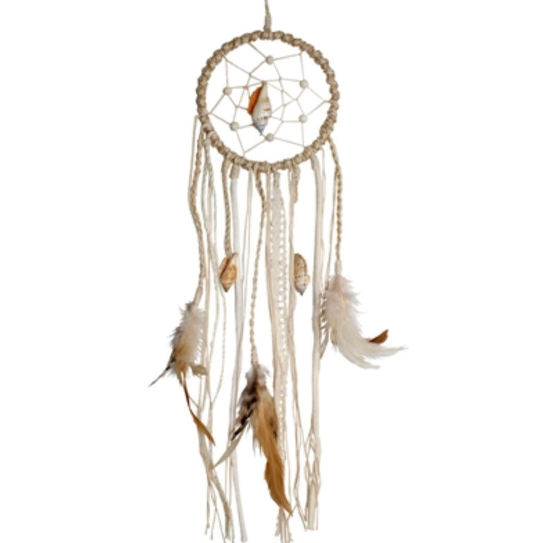 Seashell Feather Dream Catcher