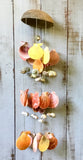 Coconut Rainbow Scallop Windchime