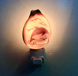 Carved Cowrie Shell Nightlight