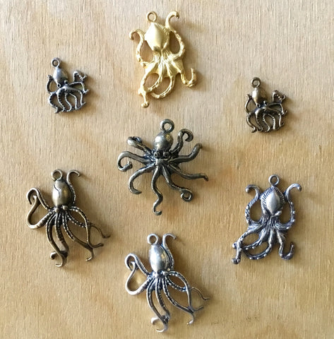 Octopus Charms & Pendants