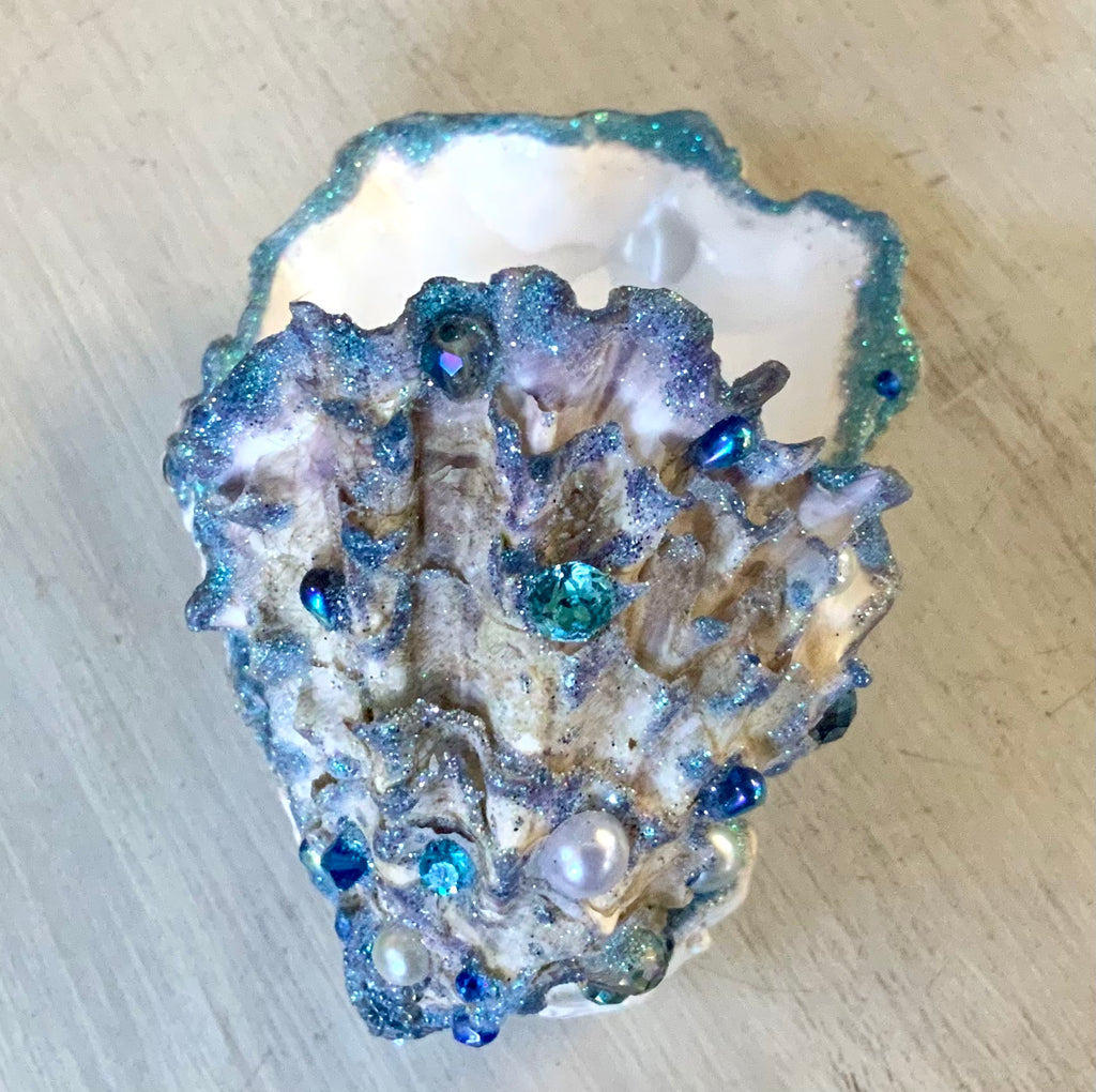 Jeweled Oyster Trinket Dish