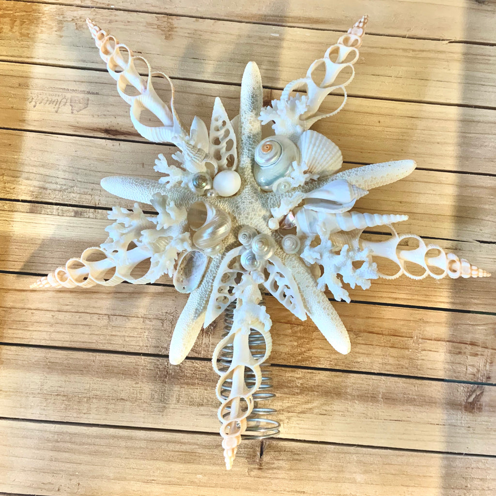 White Coral Starfish Tree Top