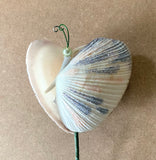 Butterfly Shell Heart Flowers