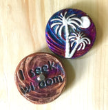Raku Medallion Magnet