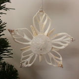 Snowflake Sandollar Ornament