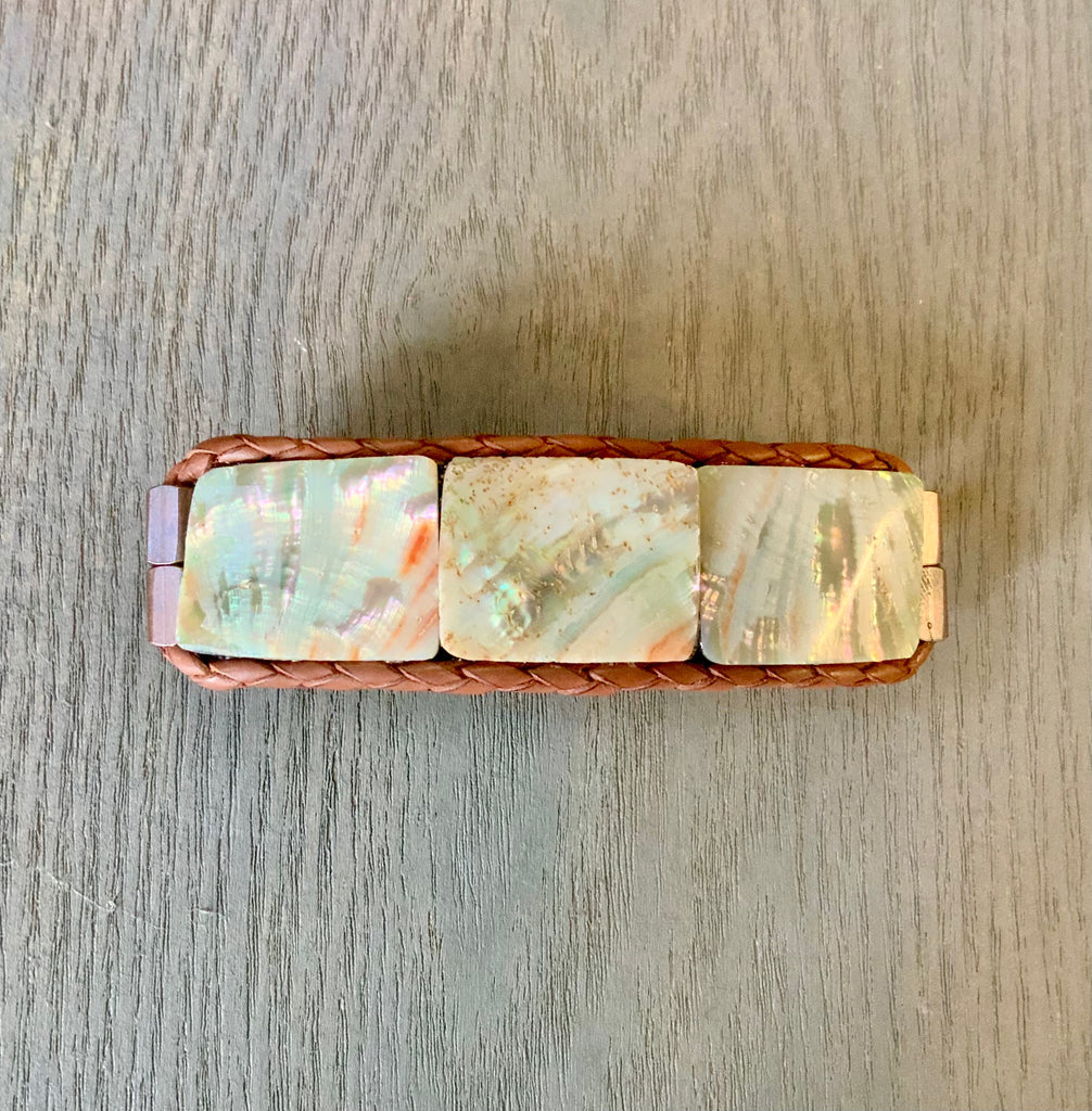 Seashell Tiled Hair Clip