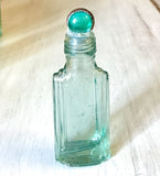 Glass Pebble Top Collecting Bottles