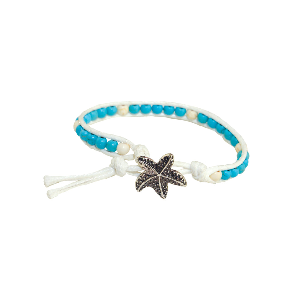 Starfish Button Bracelet