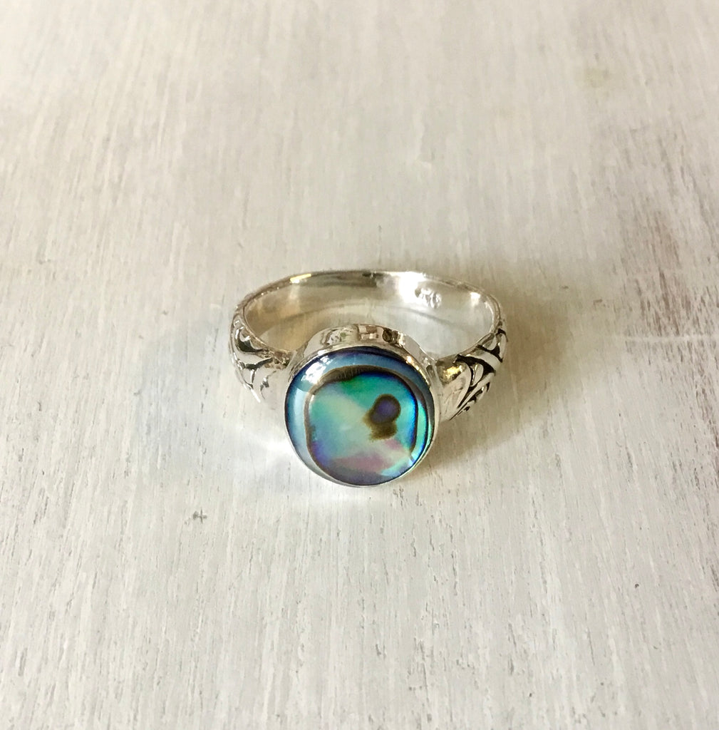 Ocean Stylized Band Ring