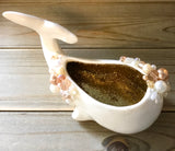 Beaded Whale Card Holder