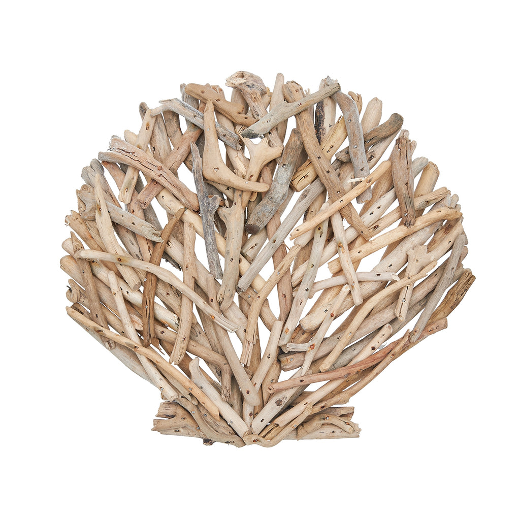 Driftwood Scallop Wall Decor