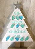 Tabletop Christmas Tree Sign