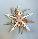 Abalone Driftwood Star Wall Decor