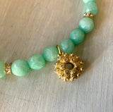 Jeweled Urchin Charm Bracelet