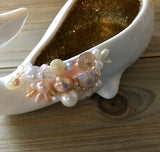 Beaded Whale Card Holder