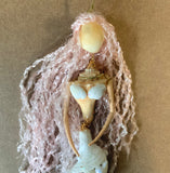 Dancing Mermaid Spiral Shell Ornament