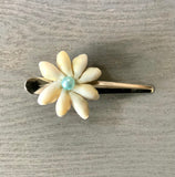 Seashell Flower Hair Pinch Clip