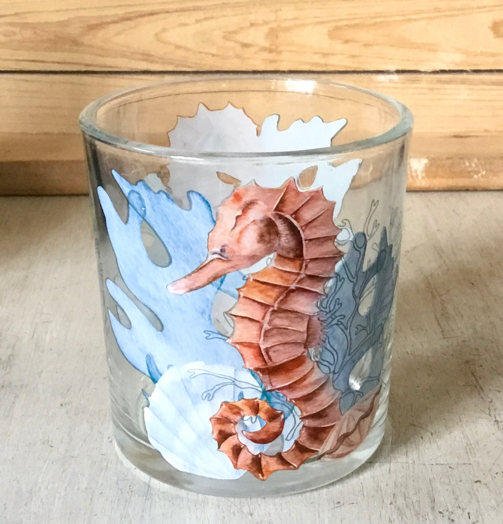 Ocean Animal Glass Candle