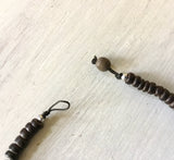 Cowrie Chip Coconut Bead Anklet