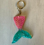 Sparkle Mermaid Tail Keychain
