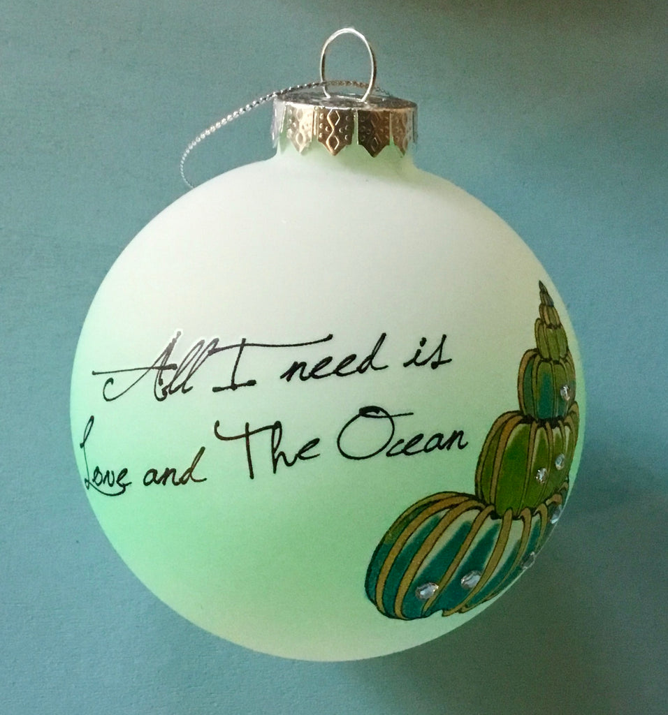 Ocean Seashell Bulb Ornament