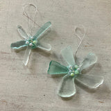 Jeweled Glass Flower Ornament