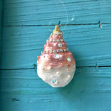 Jeweled Shell Ornament