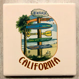 Destination Sign Coaster