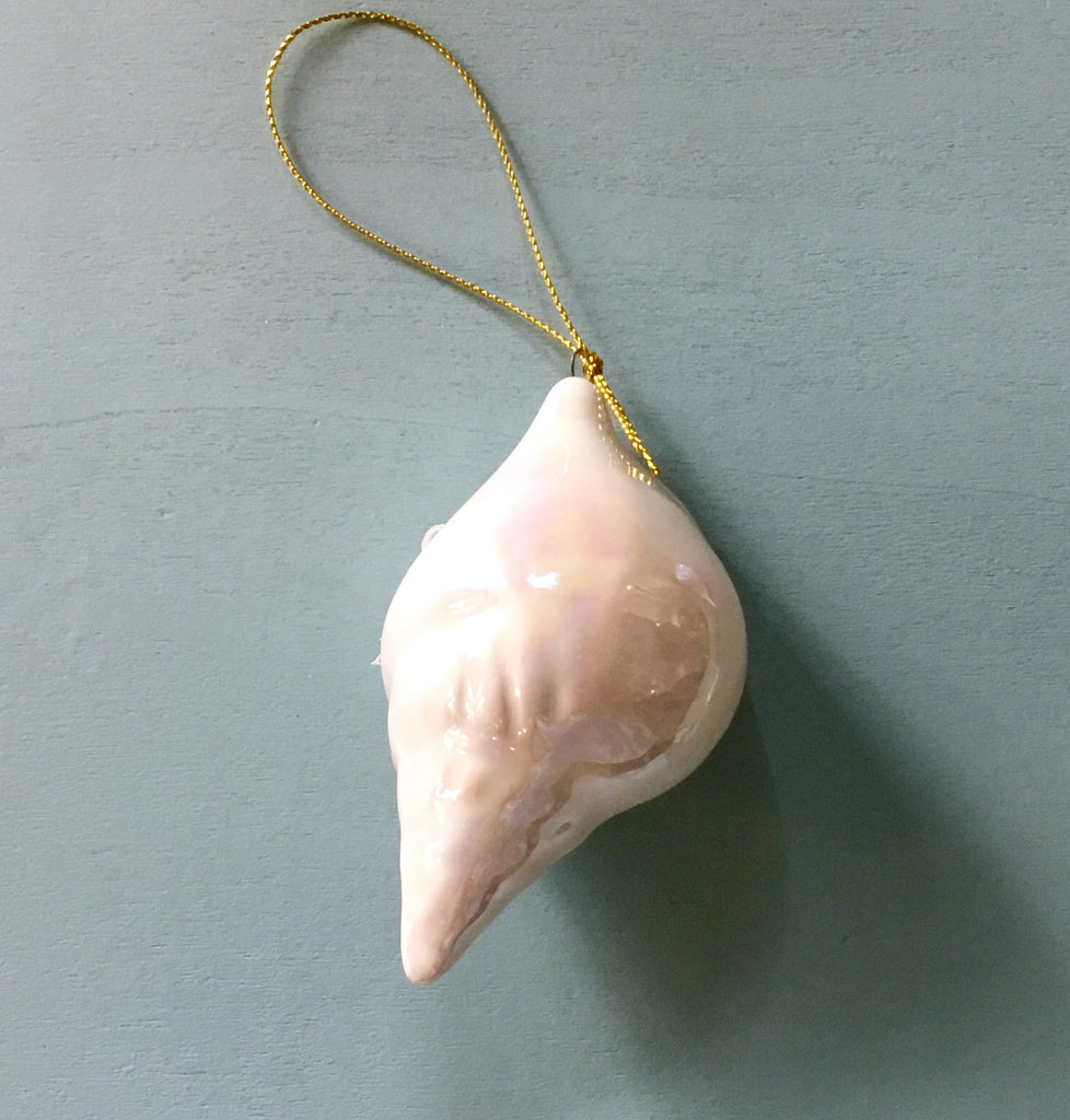 Iridescent Shell Ornament