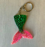 Sparkle Mermaid Tail Keychain