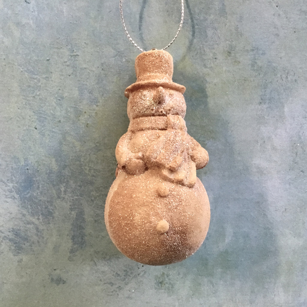 Sand Snowman Ornament
