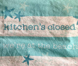 Kitchens Closed Dish Towel