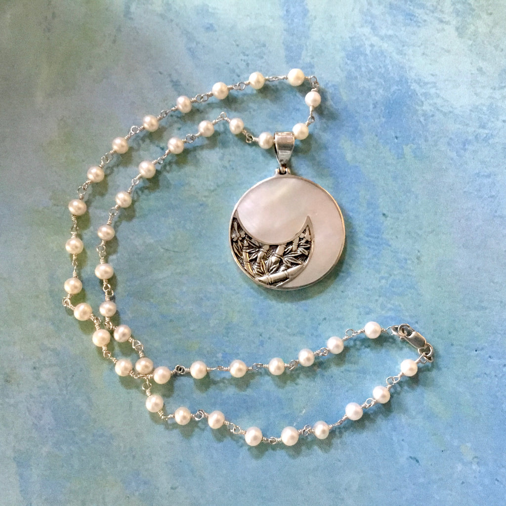 Pearl Moon Necklace
