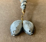 Dancing Mermaid Spiral Shell Ornament