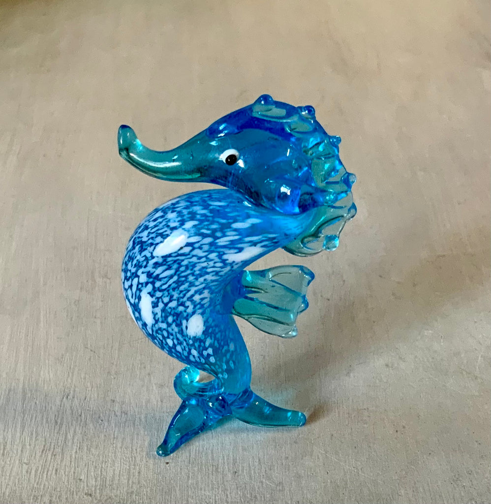 Seahorse Glass Art