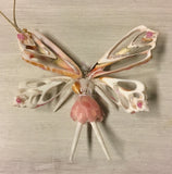 Butterfly Fairy Seashell Ornament