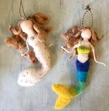 Mermaid Princess Felt Ornament