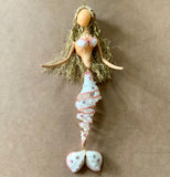 Dancing Mermaid Spiral Shell Ornament